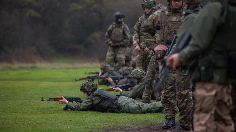 New Zealand Defence Force teams training Ukrainian recruits to defend their nation.