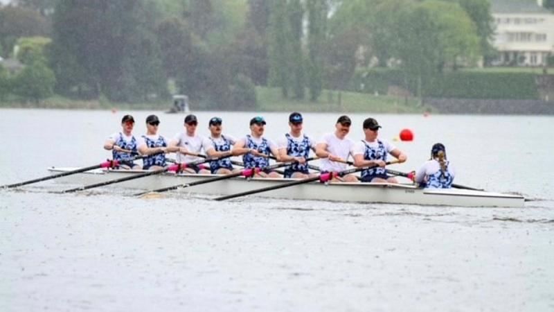  ADFA men's Rowing team in action at the Disher Cup 2022. Photos: Officer Cadet Elliot Parker