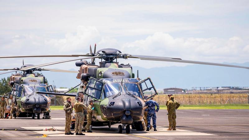 The Australian Defence Force is providing assistance to the Western Australian Government in the Kimberley region where heavy rainfall from Ex-Tropical Cyclone Ellie has isolated communities. At the request of the National Emergency Management Agency (NEMA), Defence is providing transport aircraft and helicopters to assist in the evacuation of flood-affected residents. Defence continues to work closely with NEMA in monitoring disasters affecting the community.