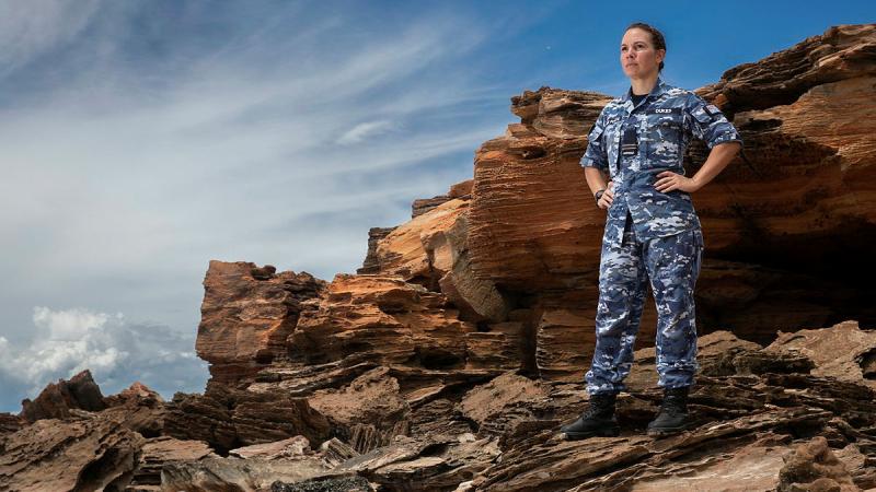 Air Force Indigenous Liaison Officer Flight Lieutenant Tremaine Dukes has been working with Indigenous communities in the Kimberley Region. Photos: Leading Aircraftwoman Kate Czerny