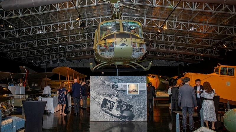 VIP guests during the re-opening of the RAAF Museum at RAAF Base Point Cook in Victoria. Photos: Leading Aircraftwoman Annika Smit