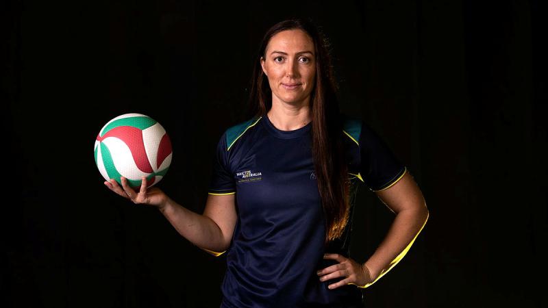 Invictus Games 2023 Team Australia competitor Francine Dudfield at the Sydney Academy of Sport and Recreation, Narrabeen NSW. Photo: Flight Sergeant Ricky Fuller
