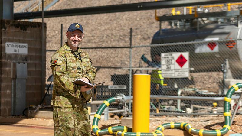 Flight Lieutenant Joshua Fuad from 17 Squadron, RAAF Base Tindal, Northern Territory. Photo: Corporal Hayden Young