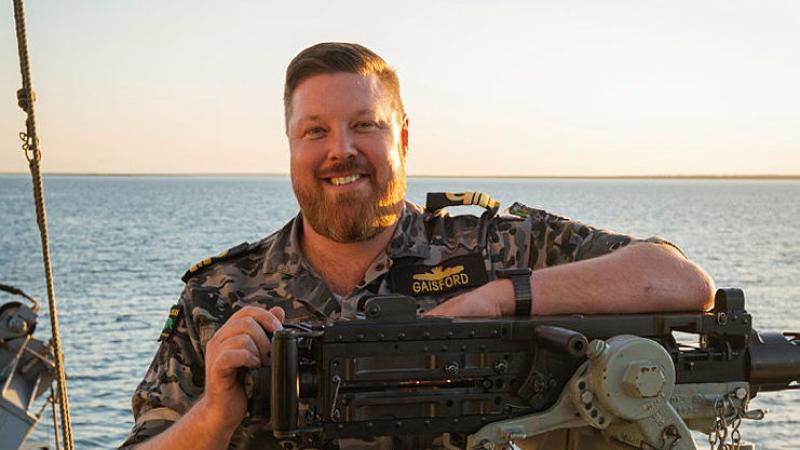 Commanding Officer HMAS Childers Lieutenant Commander Stephen Gaisford takes pride in his leadership.