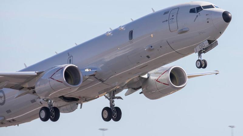 A P-8A Poseidon from 11 Squadron departs RAAF Base Darwin for an Exercise Albatross AusIndo mission. Photo: Sergeant Pete Gammie