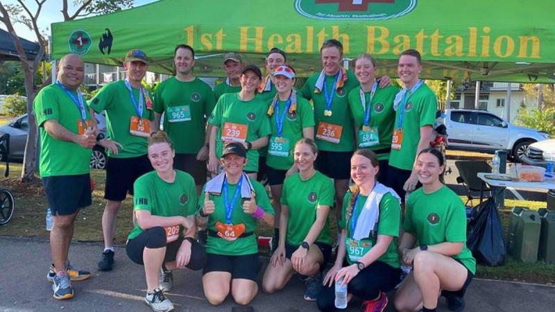 Members of Australian Army 1st Health Battalion competed in the 12.8 km City2Surf in Darwin