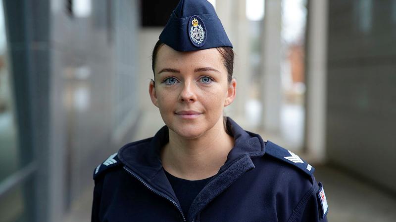 RAAF Sergeant Georgia Hannah, in Canberra, Australian Capital Territory. Photo: Corporal Luke Bellman