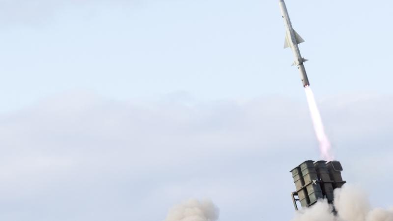 Soldiers of the Japan Ground Self-Defense Force launch a Type 12 Surface-to-Ship Missile at Beecroft Weapons Range, New South Wales during Exercise Talisman Sabre 2023.
