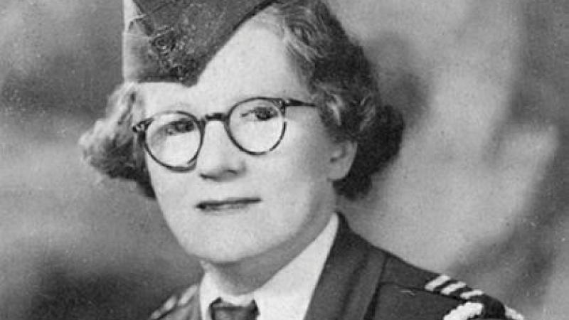 Florence Violet McKenzie wears her Women’s Emergency Signaling Corps uniform.