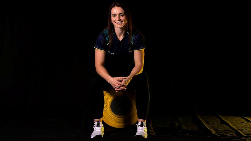 Invictus Games Team Australia competitor Craftsman Erin Brigden at the Sydney Academy of Sport and Recreation, Narrabeen NSW.
