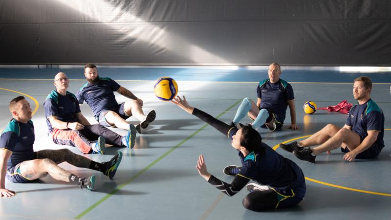 Team Australia Volleyball Team trains