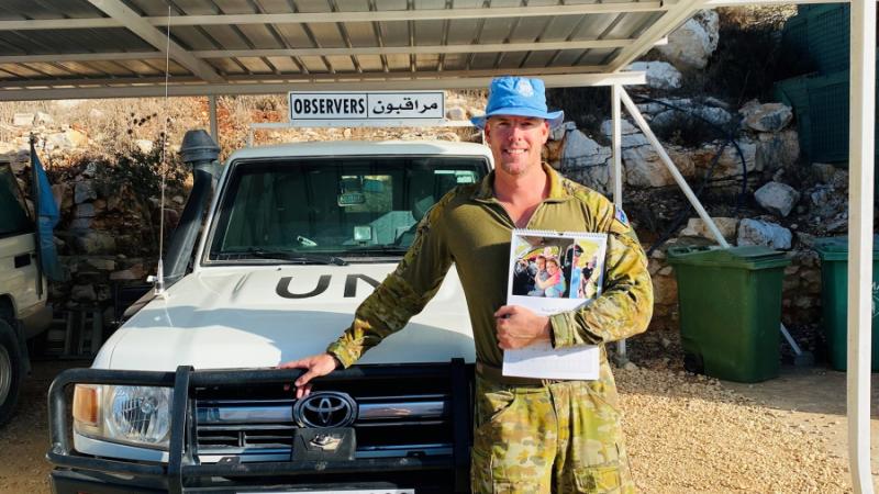 Lieutenant Commander Travis Robinson will be spending Fathers Day 2023 deployed on Operation Paladin.