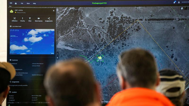 Participants of the Agile Shield Field Capability demonstration at Puckapunyal Military Area in October.