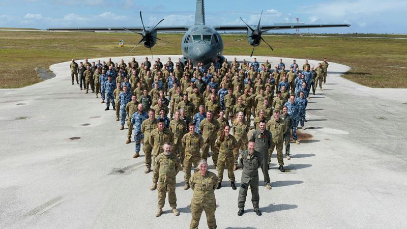 RAAF personnel during Exercise Cope North 2024, Andersen Air Force Base, Guam, USA. 