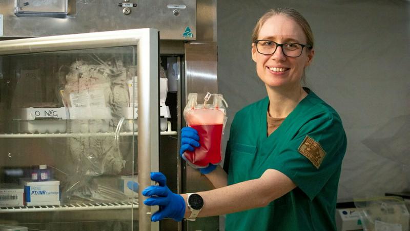 Australian Army officer Major Melissa Milford is an intensive care specialist from Head Quarters 2nd Health Brigade. 