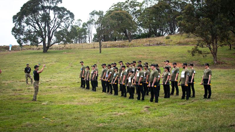 Participants endure the gruelling Special Forces Challenge to help troubled young Australians get their lives back on track. Photo: Terry Campese Foundation