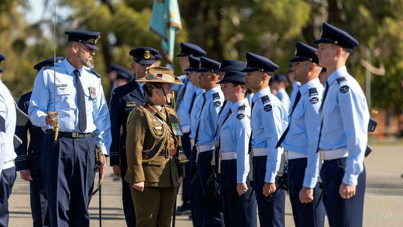 Chief of Personnel Lieutenant General Natasha Fox at RAAF Base Wagga Wagga.