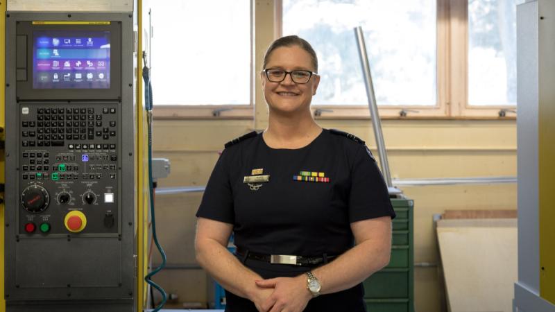 Royal Australian Air Force Squadron Leader Kate Yaxley is working in electronic engineering, within the cyber domain, and is motivated to inspire women in engineering this International Women in Engineering Day 2024.