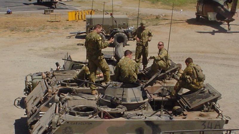 Australian Army soldiers deployed in East Timor in 2008.