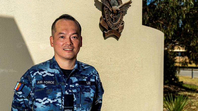 Flying Officer Kim Sim Lee is a logistics officer with Joint Logistics Command at RAAF Base Williams.