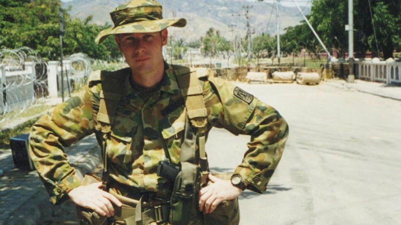 Colonel James Murray in East Timor in 1999. 