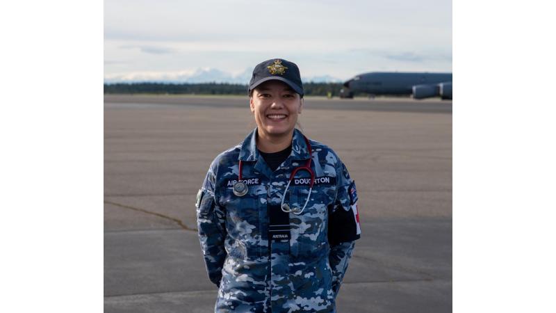 Flight Lieutenant Tamara Doughton during Exercise Red Flag Alaska. 