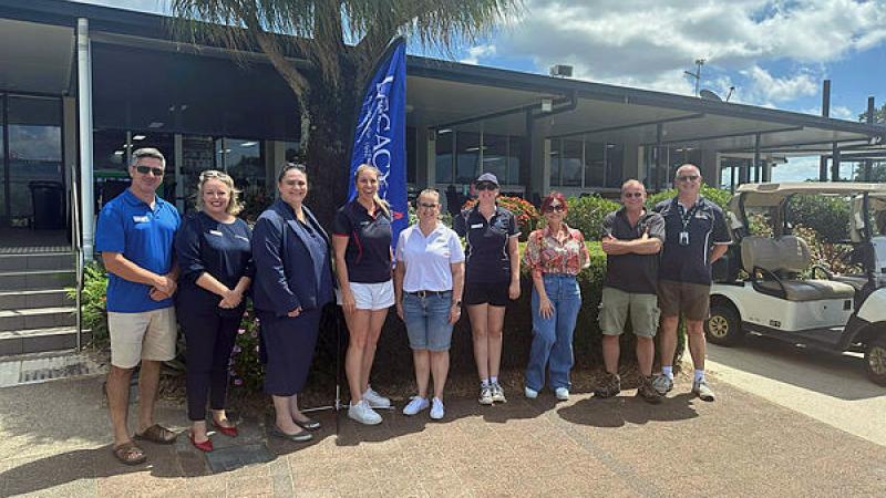 Participants from HMAS Cairns, Cairns Navy Golf Club and the Cairns community competed in a one-day ambrose event to raise awareness and funds for Far North Queensland Legacy.