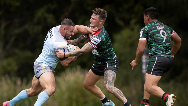 Army and Air Force go head-to-head at the Inter-Service Rugby League competition in Sydney. 