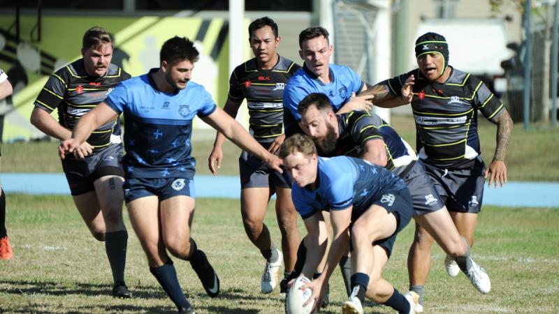 Aviators at Royal Australian Air Force Base Amberley took to the field for the Air Combat Group (ACG) vs. Air Mobility Group (AMG) ‘SGT Michael Ball Memorial’ match.