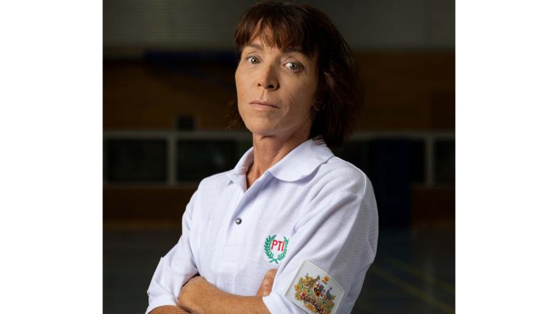 Warrant Officer Class One Bridget Pearce is a pioneering female physical training instructor at Lavarack Barracks, Townsville. 