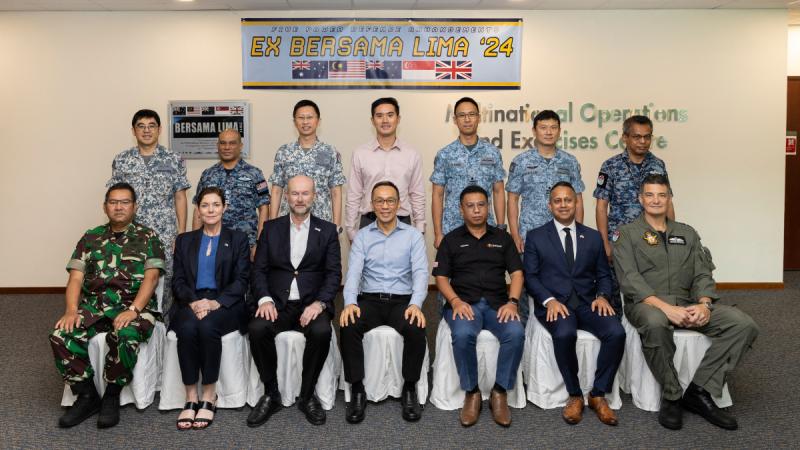 VIP participants visit Exercise Bersama Lima 2024 in Singapore.