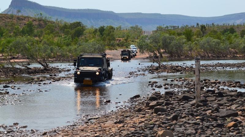 75 Squadron led a 10-day G-Wagon training course along the rugged Gibb River Road. Photos: Leading Aircraftman Lloyd Burbage