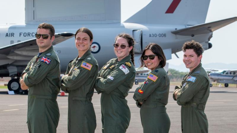 Crew members from 2 Squadron at Kununurra Airport during Exercise Kummundoo 24.