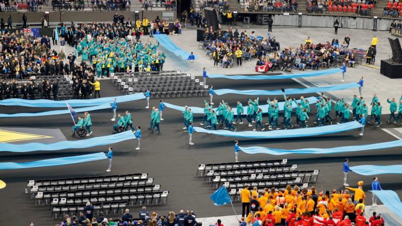 Invictus Games Vancouver Whistler 2025 parade of nations at the Opening Ceremony