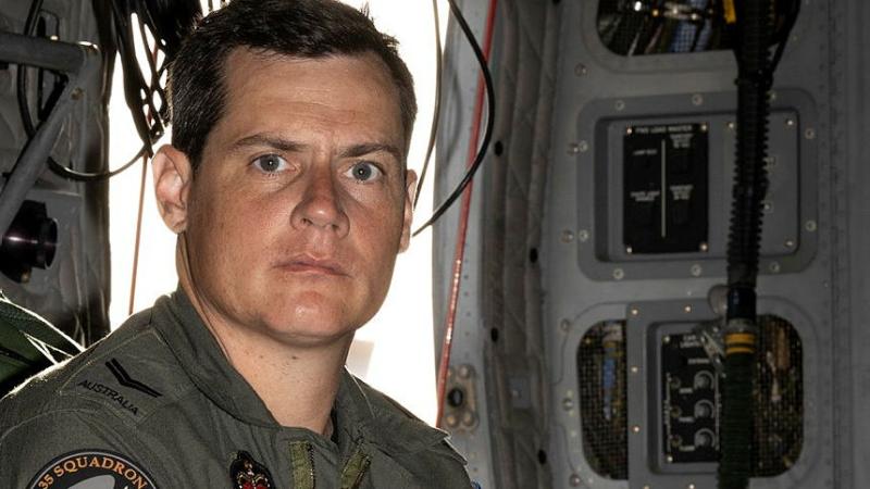 Air Force Loadmaster, Corporal Cameron Kunde on the Kwajalein Atoll, the Republic of Marshall Islands.