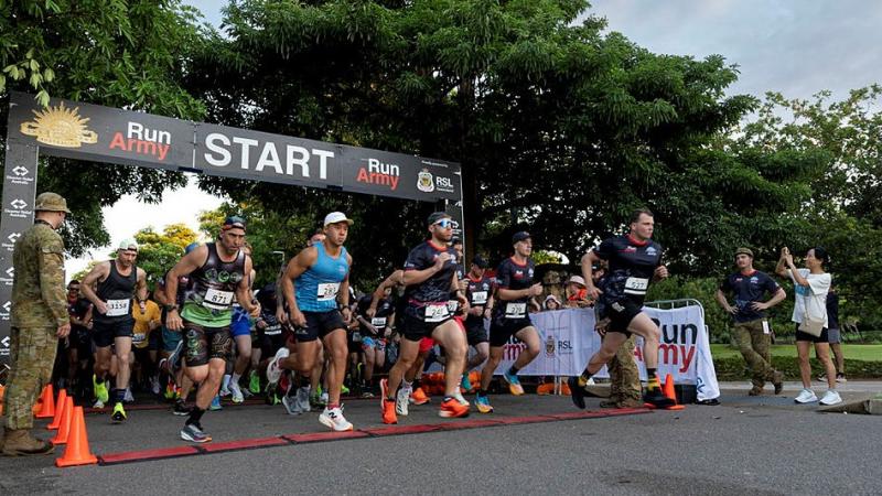 The Townsville community participates in Run Army 2025 at Jezzine Barracks, Townsville, Queensland.