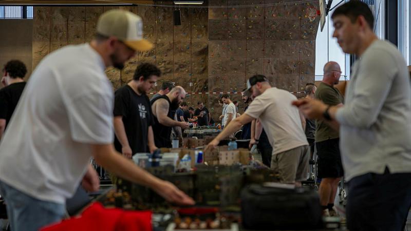 ADF personnel, veterans and civilians take part in the 2025 Anzac Cup wargaming tournament, held by the ADF Wargaming Association at ADFA. 