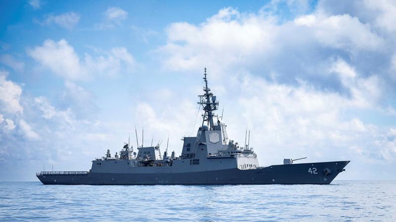 HMAS Sydney participates in Exercise Bersama Shield. Photo: Leading Seaman David Cox
