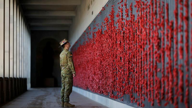 Corporal Hamish Smith will read at the Last Post Ceremony at the Australian War Memorial on Anzac Day.
