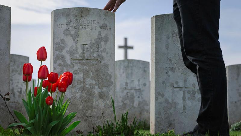  Australia’s Federation Guard alongside the Royal Australian Navy Band visits memorial sights from the Western Front in France prior to partaking in Anzac Day 2025 dawn services and commemorative services at the Australian National Memorial and Digger Memorial in the Somme region. 