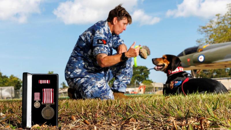 Corporal Bronwyn Mullins has been awarded the Northern Territory Emergency Services Medal - COVID 19.