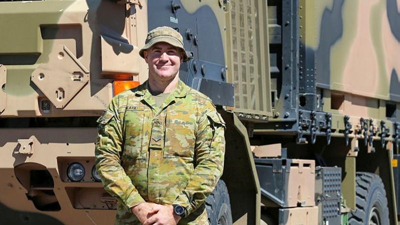 Lance Bombardier Jase Heath, a member of 111 Air Defence Battery, 16th Regiment RAA, is at the forefront of operating the new NASAMS capability.