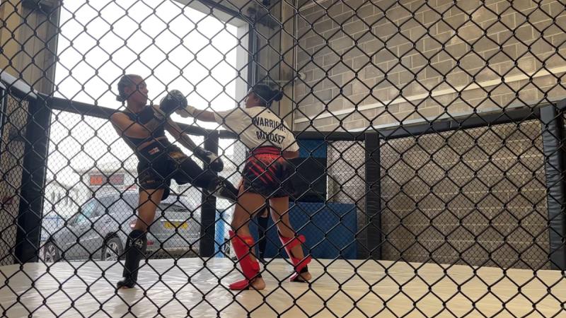 Lieutenant Commander Sarah Kaese, left, trains in Liverpool, UK, while serving on exchange with the Royal Navy.