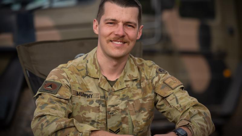 Corporal Jack Murphy, an electronics technician from 16th Regiment, Royal Australian Artillery, helped deliver RBS-70 man-portable air-defence systems and training to Ukrainian forces in Poland.