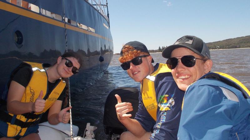Brothers from Katherine, Ian and Ross Sutherland, both previously joined Young Endeavour for separate voyages and spoke of their hope for more NT youth to join the program.