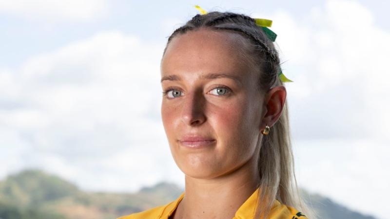 Sapper Charlize Lloyd-Phillips, member of the Australian Defence Force Women's Rugby League team.