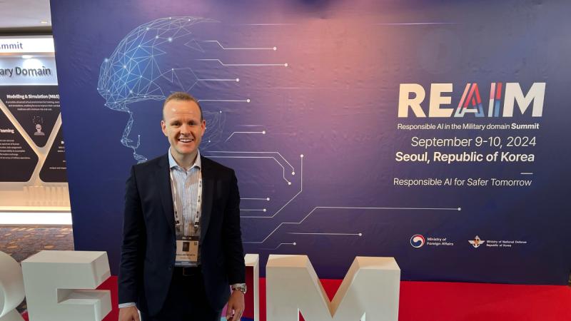 An Australian Army officer joins a global panel on Responsible AI in the Military Domain.