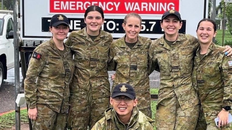 Air Force personnel are defiant after the onslaught of Tropical Cyclone Fina.