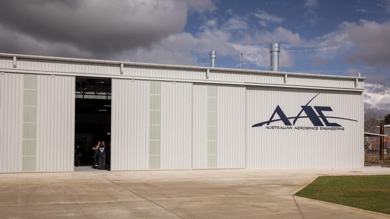 A building with AAE on the side.