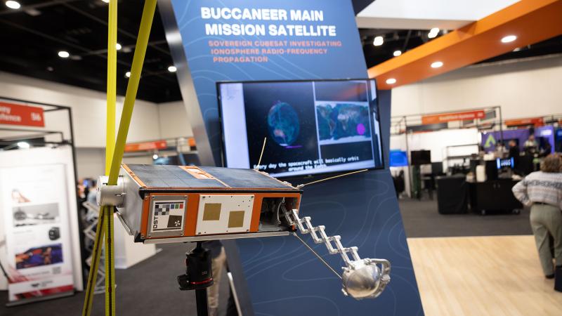 A science display at a conference.